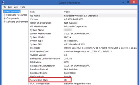 ¿cómo Activar El Modo Uefi Y Secure Boot En Windows 8