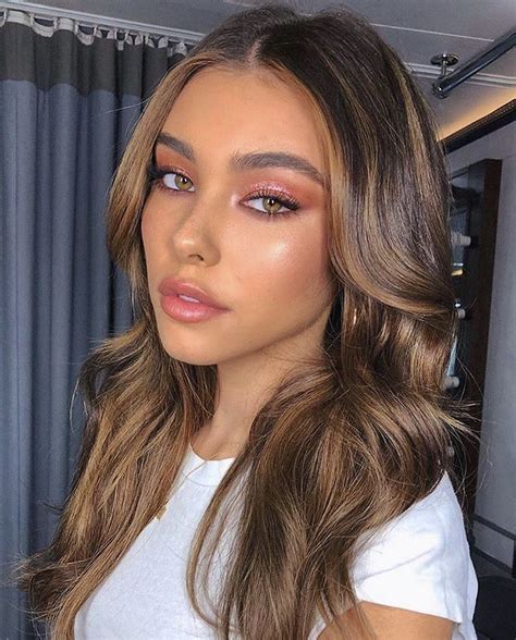 Madison Beer Brunette Hair Color Light Brown Hair Brown Blonde Hair