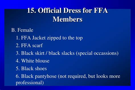 Ppt Introduction To The Ffa Powerpoint Presentation Free Download Id 299154