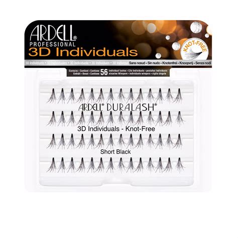 PESTAÑAS POSTIZAS 3D INDIVIDUALES #short black Ardell False Eyelashes - Perfumes Club