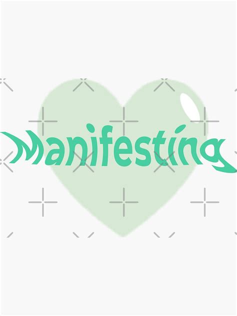 Manifesting Sticker Sticker For Sale By Unnetart Redbubble