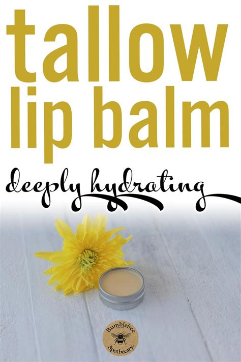 Tallow Lip Balm Recipe With Honey Recipe The Balm Lip Balm Recipes