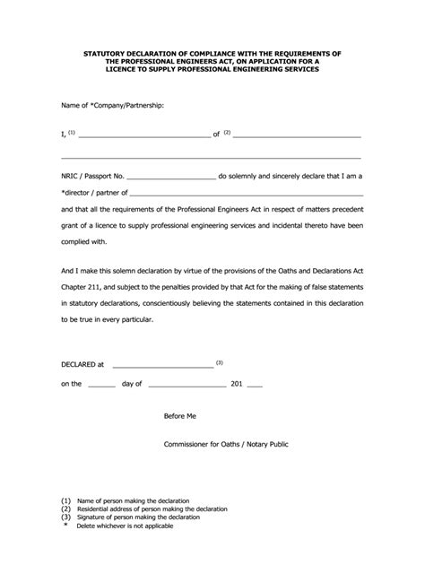 Statutory Declaration Sample Complete With Ease Airslate Signnow