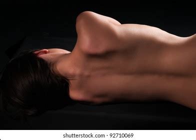 The Naked Woman Is Lying Back Images Stock Photos Vectors Shutterstock