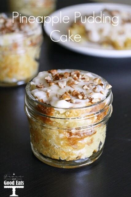 Pineapple Pudding Cake - Grace and Good Eats