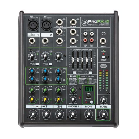 Mackie ProFX4v2 4 Channel Professional Effects Mixer Box Opened At