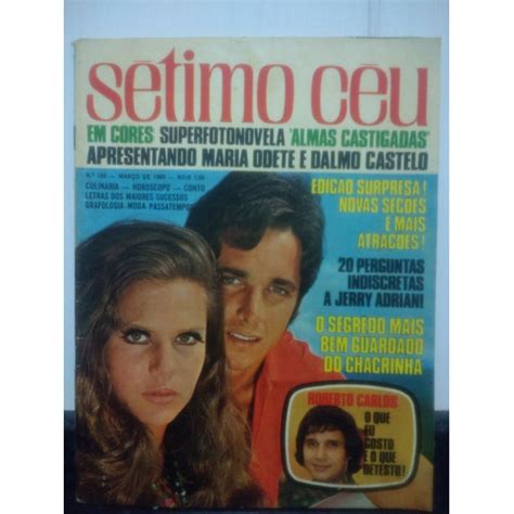 Revista Setimo Ceu C Roberto Carlos Chacrinha Regina Duarte