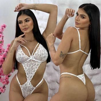 Body Feminino Lingerie Sensual Sexy Sedutora Rendado Sem Bojo Blogueira Like You Conjunto De