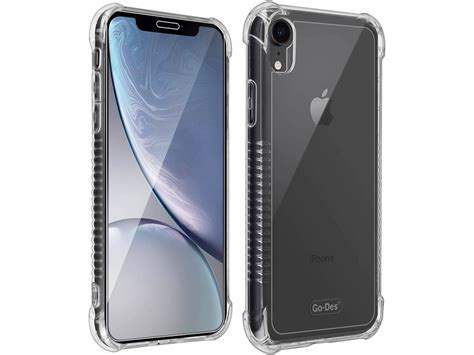 Capa Pel Cula Vidro Temperado Iphone Xr Avizar Em Transparente