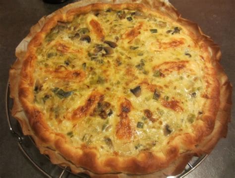 Tarte Aux Poireaux Champignons Et Reblochon Plaisir Et Gourmandise