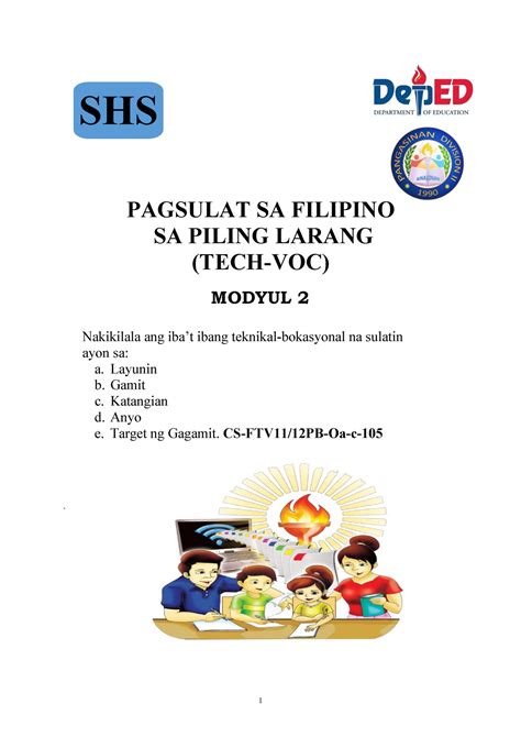 Modyul Local Media Shs Pagsulat Sa Filipino Sa