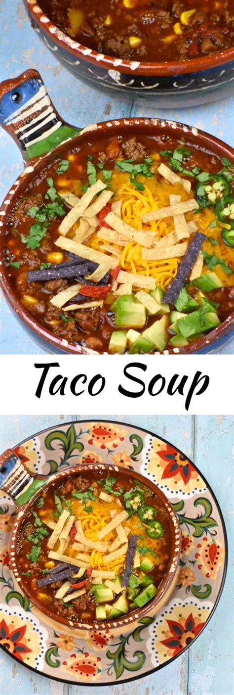 Taco Soup Recipe GypsyPlate