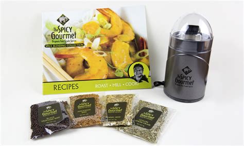 The Spicy Gourmet Spice Mill Set - Free Shipping! - USDA Certified ...