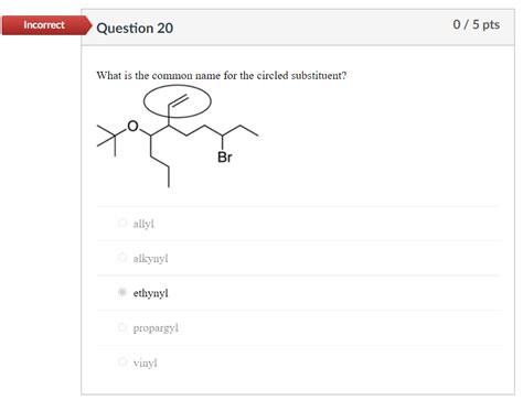 Solved What Is The Common Name For The Circled Substituent