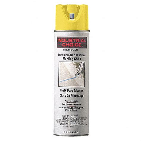 Rust Oleum Inverted Paint Dispensing Yellow Inverted Marking Chalk