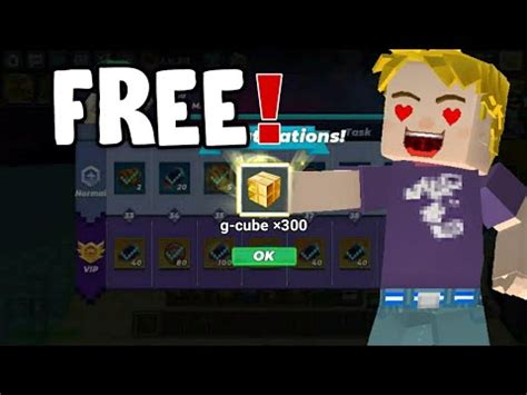 I Got Free G Cube In Blockman Go Bed Wars YouTube