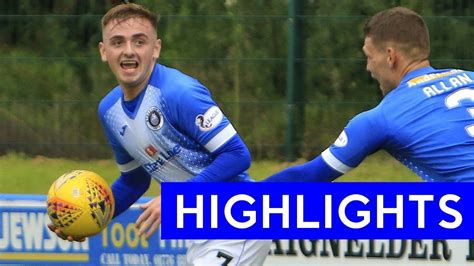 Highlights Stranraer 2 2 Montrose 3 August 2019 Youtube