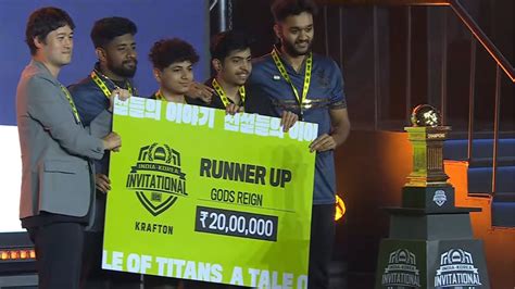 Indias Gods Reign Rank Second In Bgmi India Vs Korea Invitational