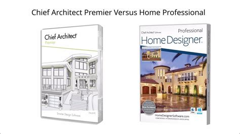 Chief Architect Premier Versus Home Professional