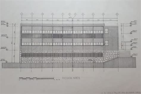 Taller Jos Villagr N Fachada Norte Facultad De Arquitectura Unam