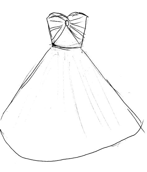 Simple Dress Drawing At Getdrawings Free Download