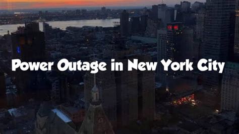 Power Outage hits in upper west side in Manhattan, New York city - TechsBuddy