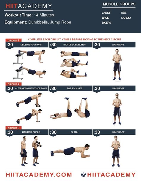 Upper Body Hiit Circuit