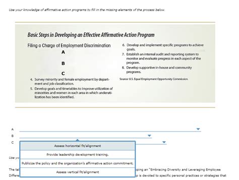 Solved Use Your Knowledge Of Affirmative Action Programs To Chegg