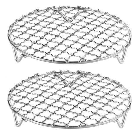 Uxcell Pcs Round Cooking Rack Inch Stainless Steel Cross Wire