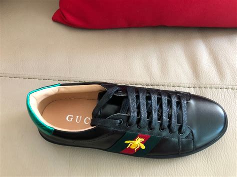 Tenis Gucci Negros Abeja Ultimo Par 6 5 7mx Precio De Oferta 2 499