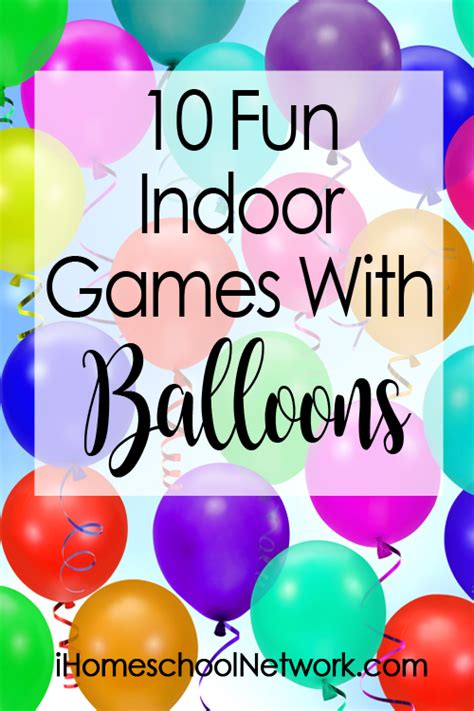 10 fun indoor games with balloons – Artofit