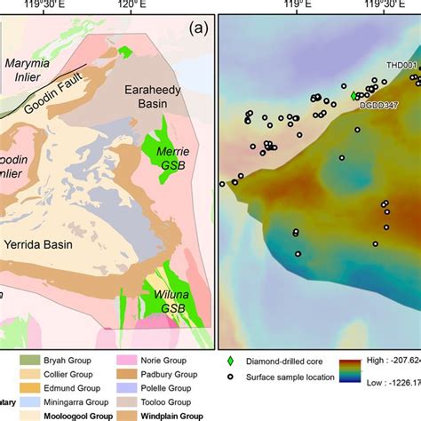 A Location And Geology Of The Yerrida Basin Capricorn Orogen B