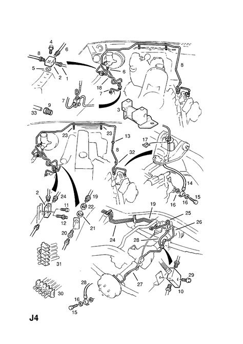 Opel Frontera A Brake Pipes And Hoses Opel Epc Online Nemigaparts