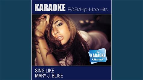 Love No Limit In The Style Of Mary J Blige Karaoke Version Youtube