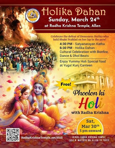 Mar Holika Dahan Phoolon Ki Holi With Radha Krishna Plano Tx