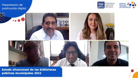 BNP presentó publicación Estado situacional de las bibliotecas