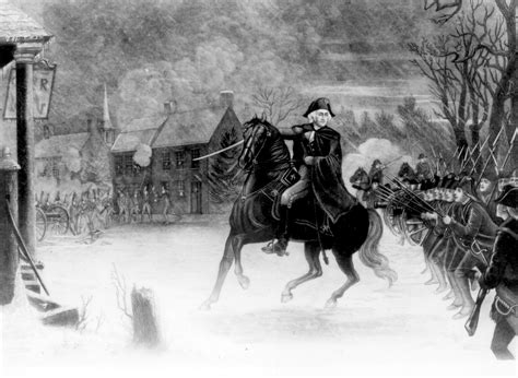 George Washington at the Battle of Trenton, New Jersey image - Free ...