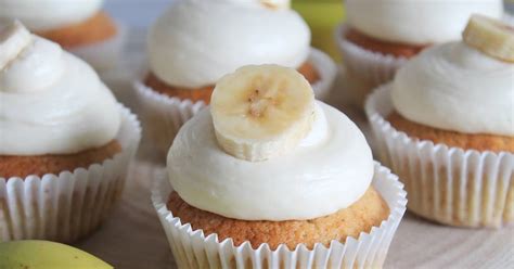 Por Las Nubes Cocinando Cupcakes De Pl Tano Con Mantequilla Avellanada