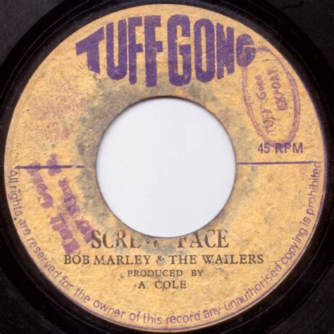 Bob Marley And The Wailers Wailers All Star Band Screw Face Faceman