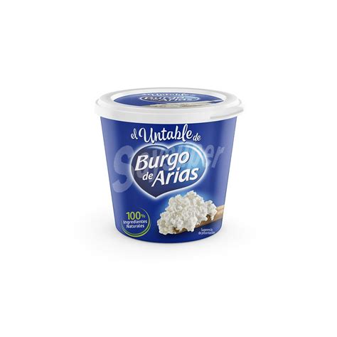 Burgo De Arias Queso Crema Untable Natural 140 G