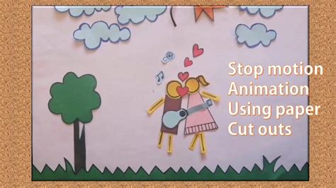 Stop Motion Animation Using Paper Cut Outs Youtube