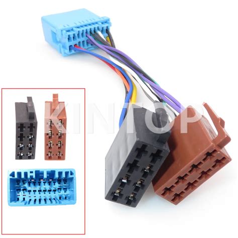 Adaptador De Arn S De Cableado De Radio De Coche Conector Iso Est Reo