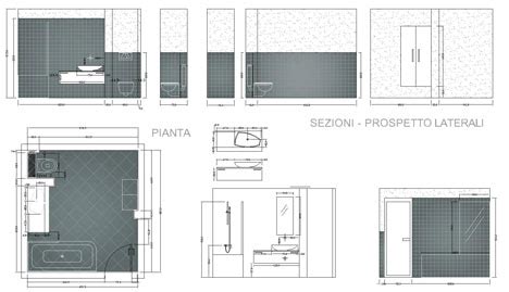 Bagni Completi Progetti Di Bagni Cad Dwg