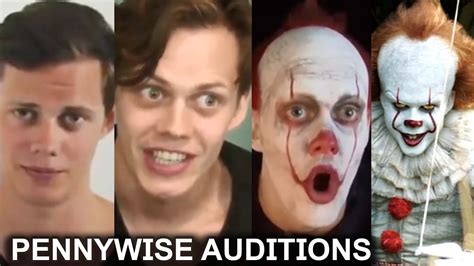 Bill Skarsgård Audition Video Pennywise Auditions Video Youtube