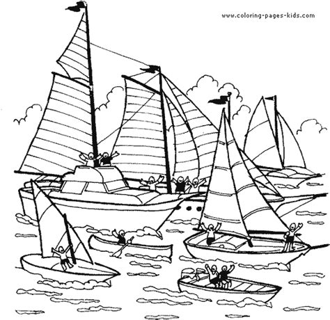 Boat coloring page - Coloring pages for kids - Transportation coloring pages - printable ...