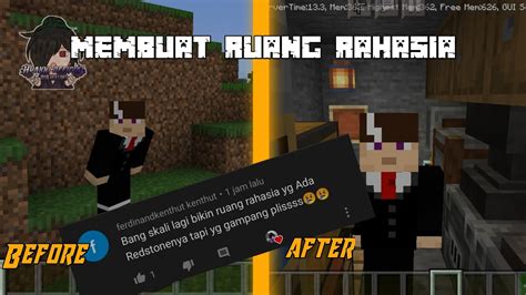 Redstone Tutorial Tutorial Membuat Ruang Rahasia Youtube