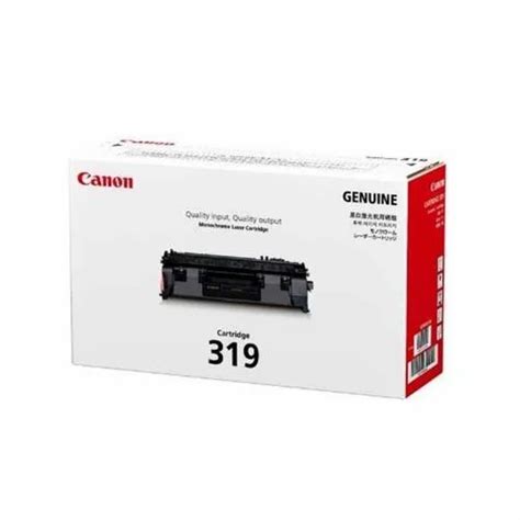 Black Canon 319 Genuine Toner Cartridge For Leserjet Printers At Rs