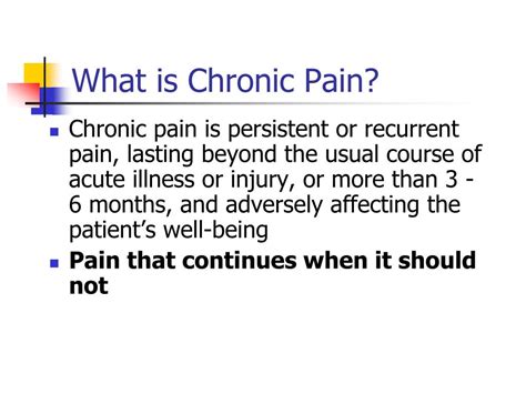 Ppt Chronic Pain Management Powerpoint Presentation Id 222197