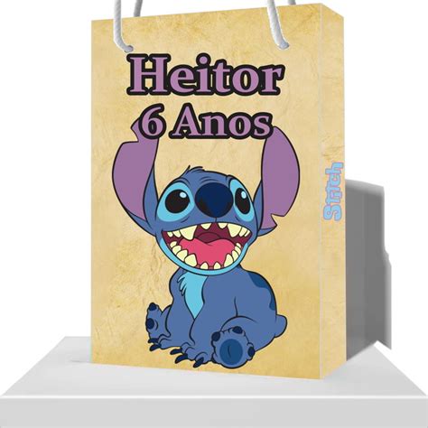 Sacolinha Personalizada De Lembrancinha Lilo E Stitch Elo