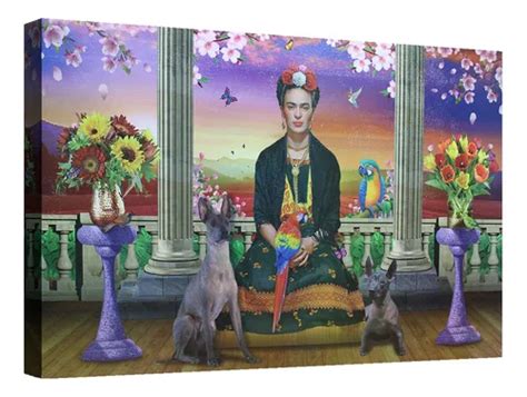 Cuadro Frida Kahlo Lienzo Canvas Artistico Con Bastidor Envío gratis